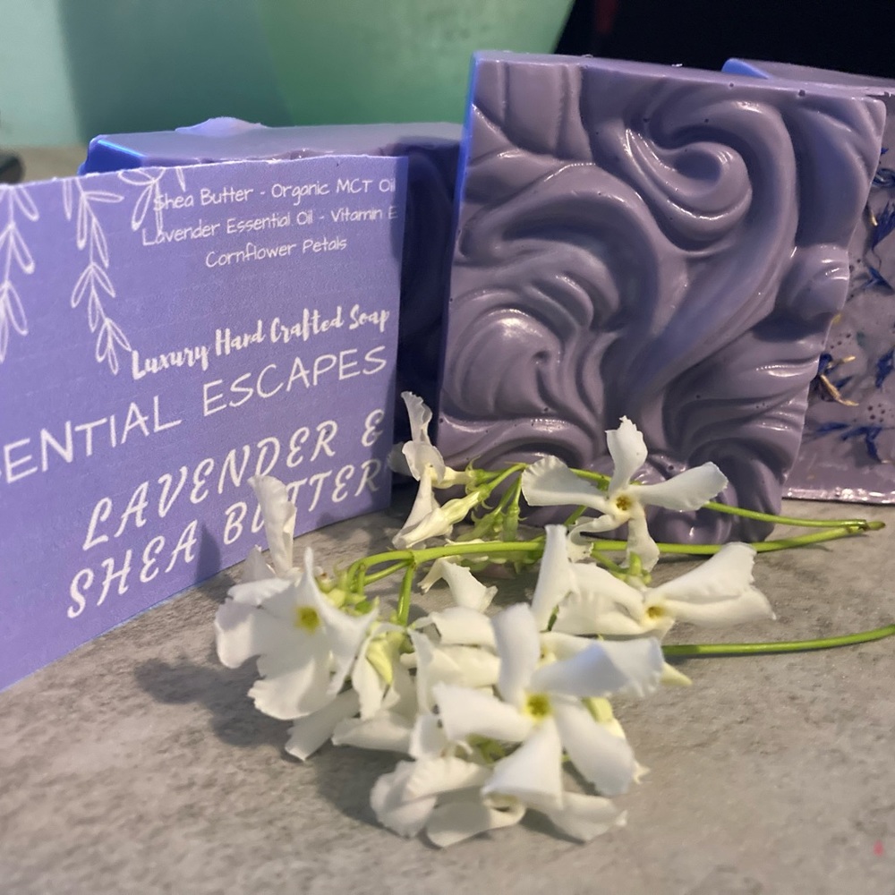 Essential Escapes - Luxury Hand Crafted Soap - Lavender & Shea Butter